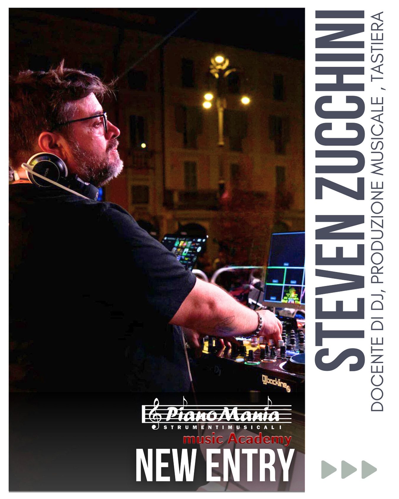 New Entry 🤟🏼🪩
Il mitico @stevenzdj entra ufficialmente nel team della Pianomania Music Academy! Quindi se anche tu vuoi imparare a mixare, a registrare/ produrre o suonare la tastiera, Steven è pronto a trasmetterti tutta la sua passione ed esperienza, guidandoti in questo bellissimo percorso musicale !!
Che aspetti?! Contattaci per organizzare la tua prima lezione di prova!
È GRATIS! 🤩👍🏼
•
•
#musicschool #dj #producer #djlessons