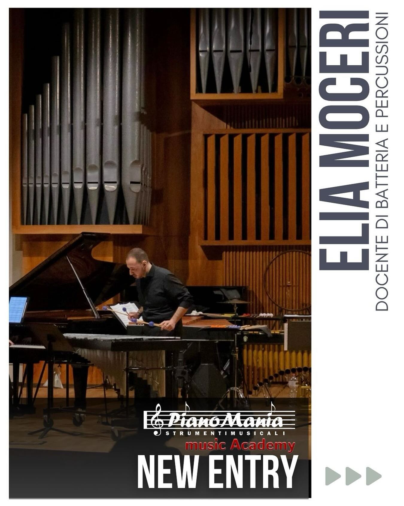 New Entry! 🪘🪇
@eliam01 entra ufficialmente nel team della Pianomania Music Academy! Quindi se anche tu vuoi imparare a suonare la batteria o le percussioni Elia è super carico e pronto a trasmetterti tutta la sua esperienza e passione per questi bellissimi strumenti e guidarti in questo bellissimo percorso musicale!
Che aspetti?! Contattaci per organizzare la tua prima prova lezione di prova!
È GRATIS! 🤩👍🏼
•
•
#musicschool #percussions #drumschool