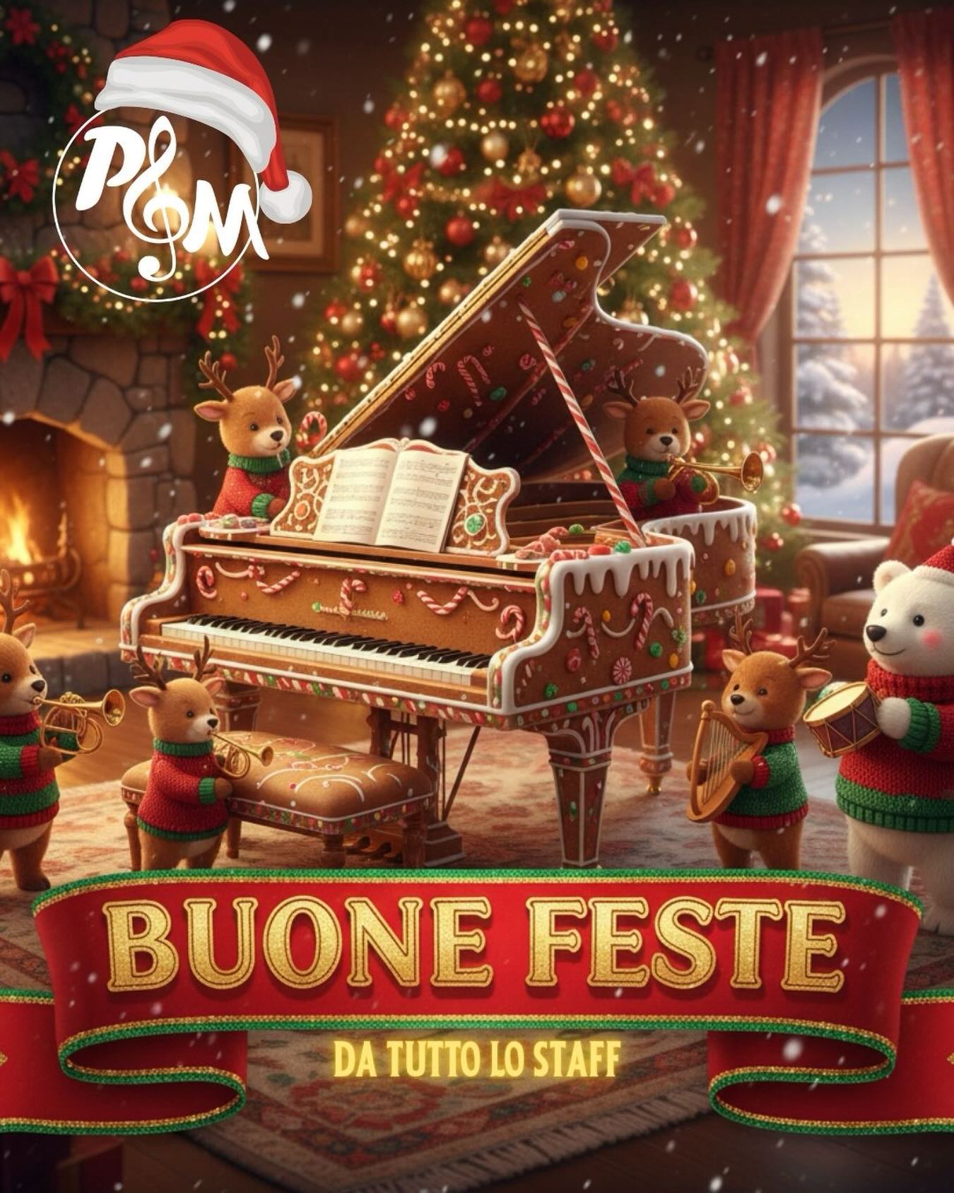 Buone Feste a da tutti lo Staff di Pianomania! 🎄🎁
Ci vediamo sabato 27 🎅🏼👍🏼