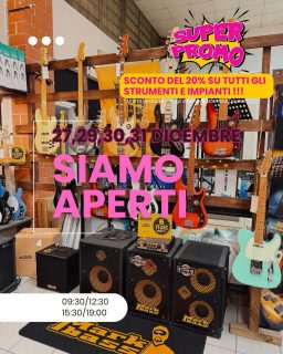 Oggi siamo aperti! E con degli sconti super 🤩💣
Non perdere l’occasione di comprare a meno che il web!
Ti aspettiamo 🫵🏼😃
•
•
#discount #saldi #musicshop