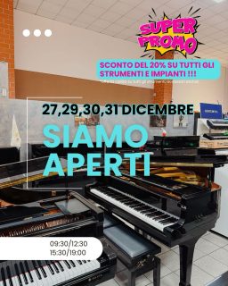 27,29,30 e 31 siamo APERTI con sconti SUPER 💥
Approfittane! Per fare l’affare dell’anno‼️
Prezzi più bassi del WEB 🤩👍🏼
•
•
#discount #sconti #promo